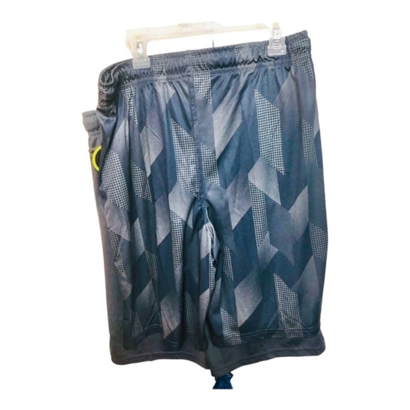 2pk Big Boy dri fit moisture wicking charcoal gray athletic shorts sz XL (14-16) - Picture 8 of 9